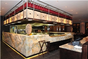 Solid Sandstone Bar Counters