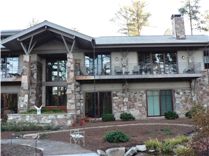 Apache Rainbow Quartzite Masonry, Wall Cladding