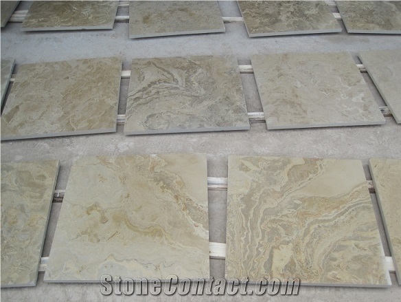 China Yellow Limestone Tiles, China Shandong Laizhou Limestone Slab, Cladding Tile, Floor Tile, Limestone Slab, Kerbstone, Step and Riser, Paver