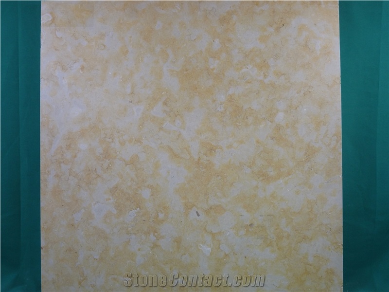 24"X24" Jerusalem Dark Gold Limestone Tile
