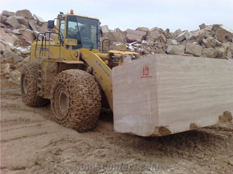 Kayseri Noce Travertine Blocks