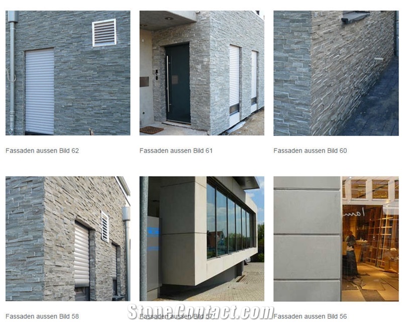 Stacked Quartzite Facade