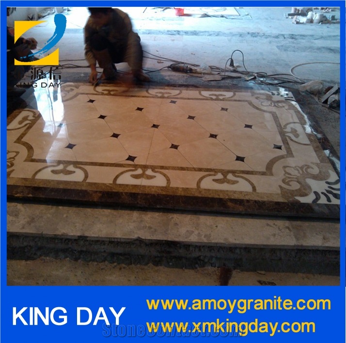 Marble Medallion,Marble Waterjet Pattern,Tiles Floor Patterns Waterjet,Custom Medallions,Waterjet Marble Pattern Cutting