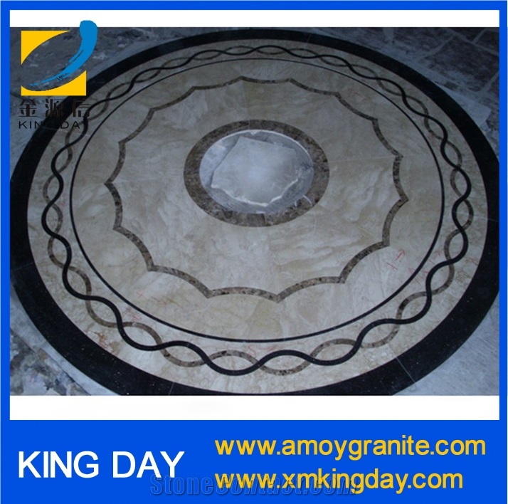 Marble Medallion,Marble Waterjet Pattern,Tiles Floor Patterns Waterjet,Custom Medallions,Waterjet Marble Pattern Cutting