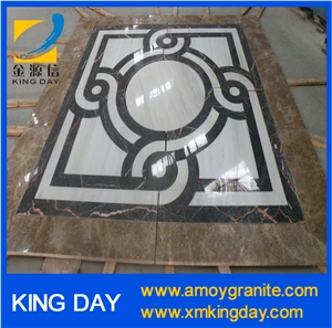 Rectangle Marble Floor Medallions Pattern,Square Marble Mosaic Stepping Stone Patterns,Chinese Marble Floor Medallions Patterns