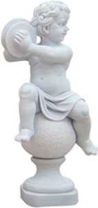 China Multicolor Marble Human Statue