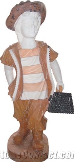 China Multicolor Marble Sculpture & Statue-Human