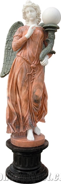 Multicolor Marble Human Figurines Statue & Sculpture & Human Carved & Handcraft