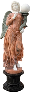 Multicolor Marble Human Figurines Statue & Sculpture & Human Carved & Handcraft