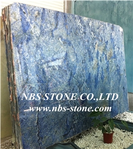 Azul Bahia Granite Slab, Brazil Blue Granite