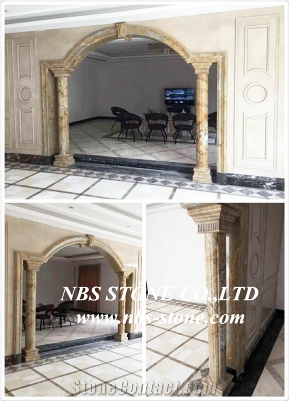 Barcelona Gold Polished Granite Slabs & Tiles,Spain Yellow Granite for Walling