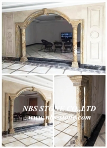 Barcelona Gold Polished Granite Slabs & Tiles,Spain Yellow Granite for Walling