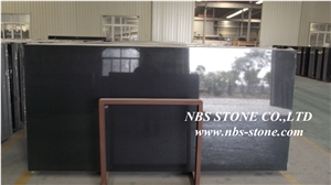 Black Artificial Stone Slabs,China Black Artificial Stone