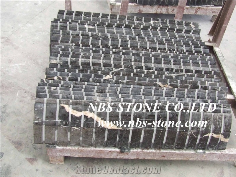 Black Marble Special Shape Line, Black Marble Molding & Border