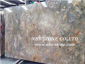 Blue Fusion, Brazil Blue Quartzite Slabs & Tiles