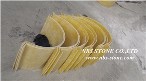 Brown Flower Artificial Stone,China Brown Slabs