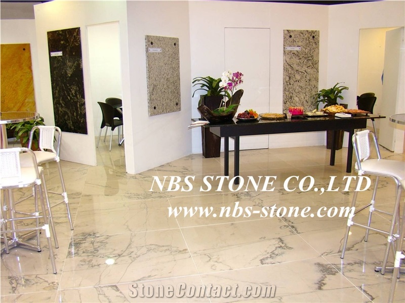 Calacata Quartzite Slab,White Quartzite for Floor Tile, Calacatta White Quartzite