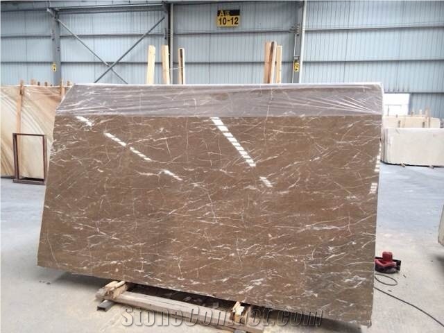 Castle Brown Marble Tiles & Slab