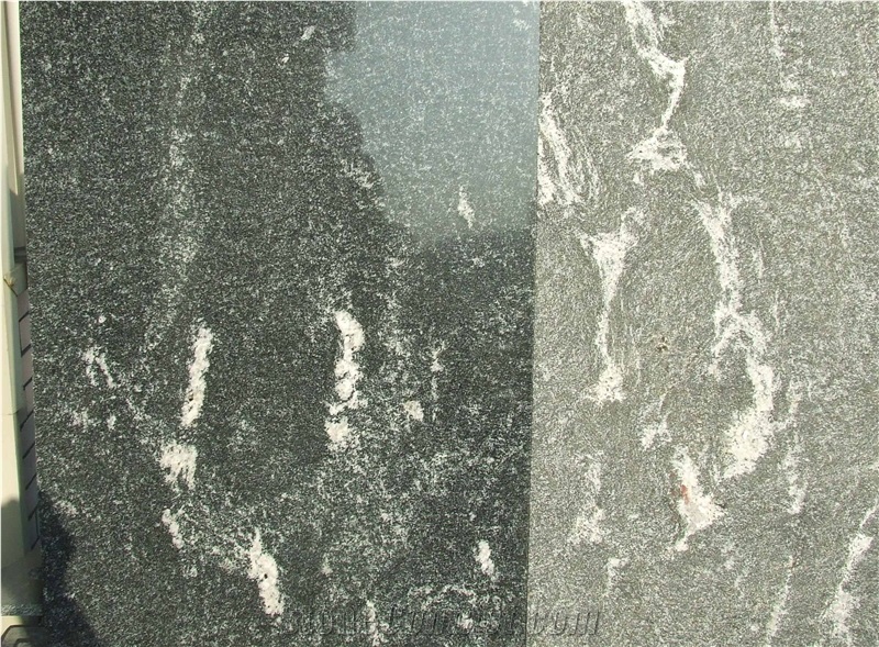 China Jet Mist Black Granite Tile,Slab,Cut-To-Size or Customized