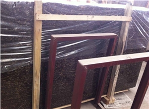 China Polished Black Portoro Gold Marble Tiles & Big Slabs, Small Slabs