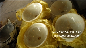 China Yellow Onyx Vessel Sinks, Wholesale Sinks,Distributed Basins,Factory Nature Stone Sinks, Manufactured Cheap Wash Basins