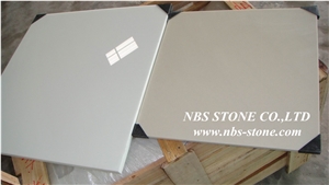 Crystal White and Cream Crystalized Glass Stones Crystal White and Cream Crystalized Glass Stones