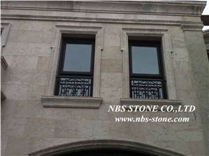 Grey Limestone for Wall for European Villa