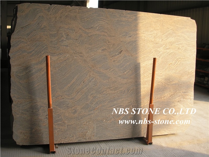 Juparana Classic Granite Slabs & Tiles, Brazil Yellow Granite