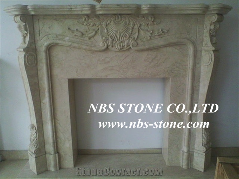 Multicolor Stone Fireplace,Statuary Marble Fireplace Design