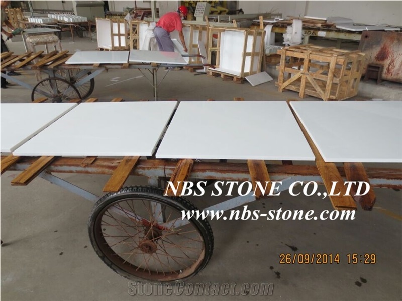 Nano Crystal Glass Stone,Polished China Super White Glass Marble