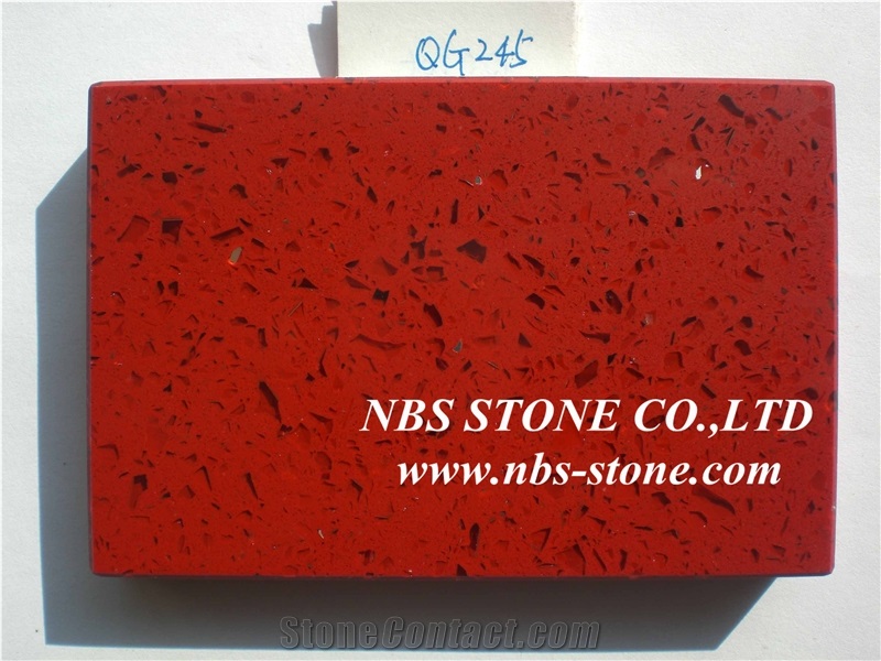 Red Crystalized Glass Stones,Polished China Super Red Glass Marble