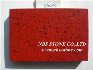Red Crystalized Glass Stones,Polished China Super Red Glass Marble