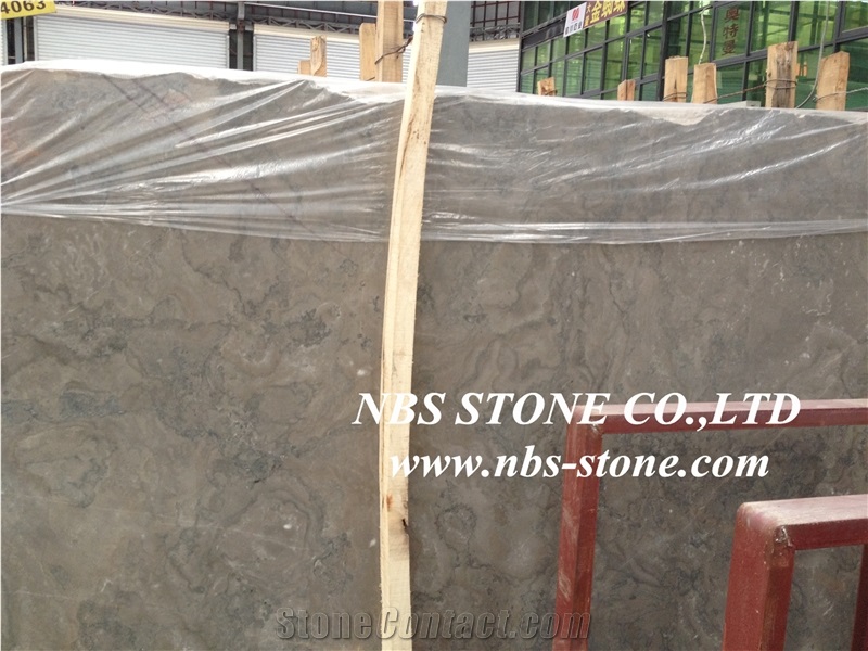 Savana Grey Marble Slabs & Tiles, Turkey Grey Marble