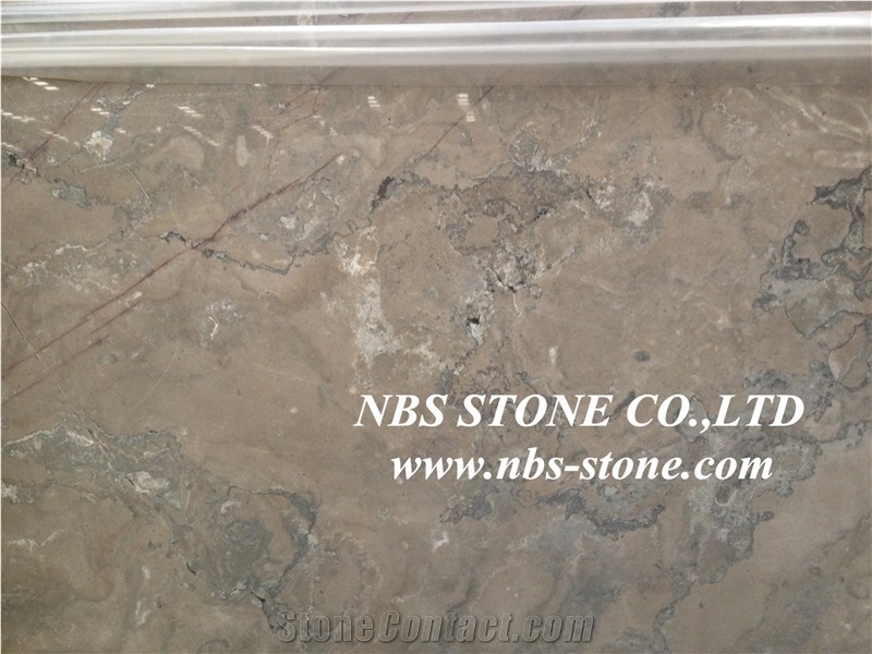 Savana Grey Marble Slabs & Tiles, Turkey Grey Marble
