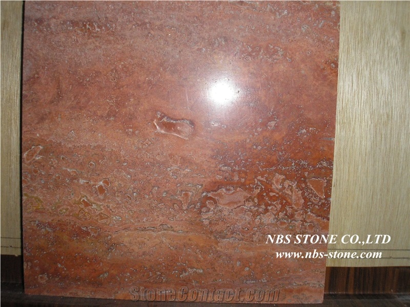 Turkey Red Travertine Slabs & Tiles,Travertine Stone Flooring