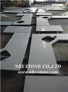 White Countertops Quartz Stone Kitchen Countertops