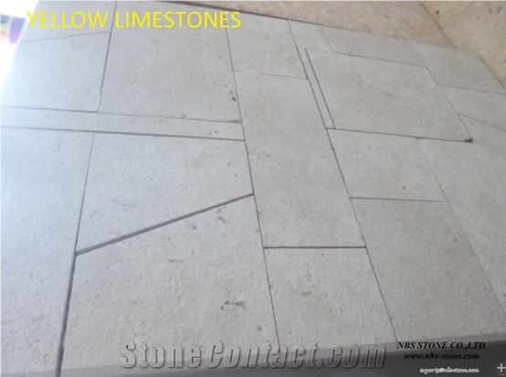 Yellow Limestones Slabs & Tiles
