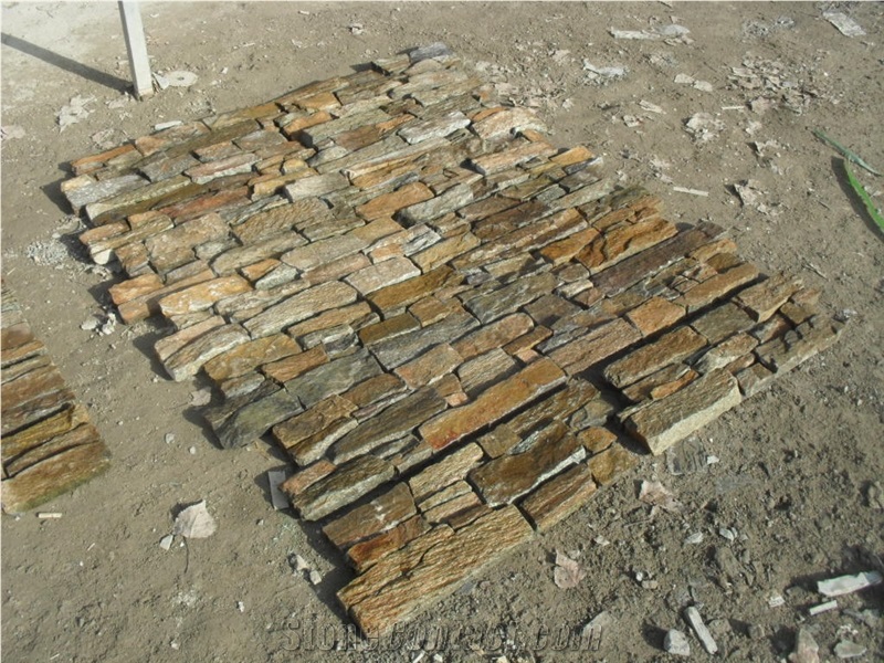 Yellow Lost Creek Cultured Stone Nature Pattern