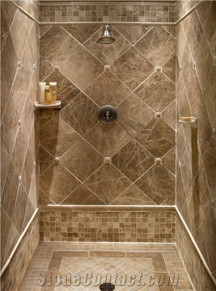 Light Emperador Tiles and Mosaics