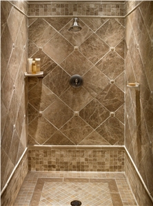 Light Emperador Tiles and Mosaics