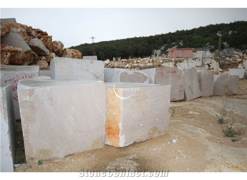 Sahra Marble Blocks, Beige Turkey Marble Blocks