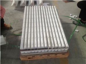 Luxury Carving Marble/White Marble Handcarved Sculptures/White Marble Helicoidal Column/Roman New Columns Design/Pillars for Home Decoration