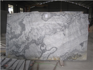 Silvery Shine Marble Tiles and Slabs/Silver Marble/Shine Marble/Grey Marble
