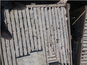 Split Face Travertine China Rusty Cultured Stone, Wall Cladding, Stacked Stone Veneer, Corner Stone Clearance