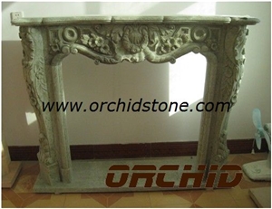 China Green Marble Decorative Fireplace Maker China Green Marble Decorative Fireplace Maker