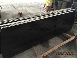 Polished Mongolia Black Granite Small Slabs & Tiles, China Black Granite Polished Mongolia Black Granite Small Slabs & Tiles, China Black Granite