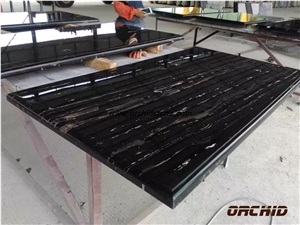 Polished Silver Dragon Marble Counter Top Polished Silver Dragon Marble Counter Top