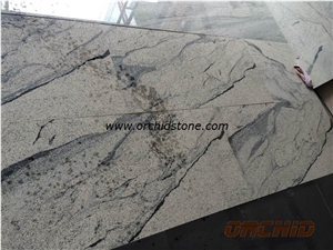 Polished Viskont White Granite Paving Tile, India White Granite Polished Viskont White Granite Paving Tile, India White Granite