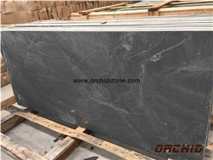 Riven Black Slate Slabs & Tile, China Black Slate