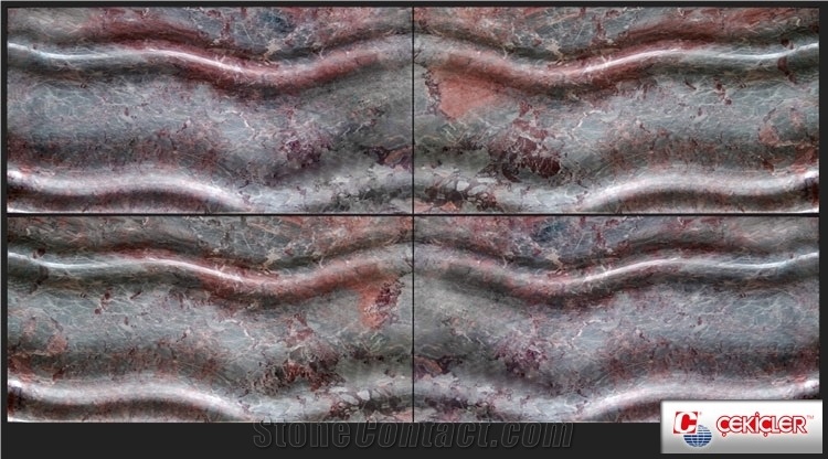 Intenso Surface 3d Salome Marble Wall Panel